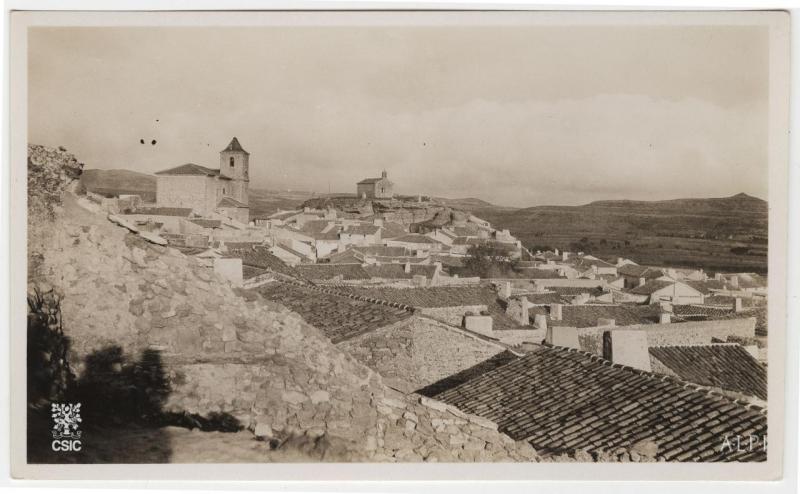 [Vista del pueblo]. Higueruela (Albacete)